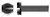 #8-32 X 3/8" Machine Screws, Hex Indented Slotted, Full Thread, Steel, Black Oxide