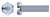 #10-24 X 2-1/2" Machine Screws, Hex Indented Slotted, Full Thread, Steel, Zinc Plated