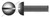 #2-56 X 1/8" Machine Screws, Round Slot Drive, Full Thread, Steel, Black Zinc