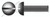 #4-40 X 1/2" Machine Screws, Round Slot Drive, Full Thread, Steel, Black Zinc