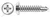 M4.2 X 16mm DIN 7504 Type M, Metric, Self-Drilling Screws, Pan Phillips Drive, A2 Stainless Steel