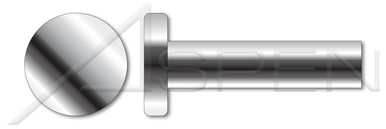 Solid Rivets 1/8" X 3/8" Flat Head 18-8 Stainless Steel ST429
