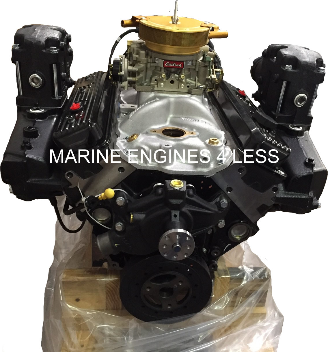 New 5.7L Pre-Vortec Marine Extended Base Engine with Exhaust