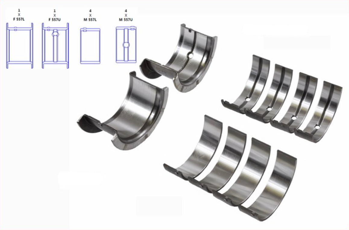 Main Bearing Set - GM 5.0L, 5.7L, 6.2L Marine Engines