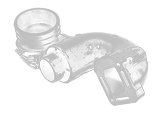 Mercruiser OEM 2.5L & 3.0L Log Style Exhaust Elbow/Riser