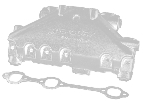 Mercruiser OEM 4.3L "Dry Joint" Exhaust Manifold. Years 2002-2015.