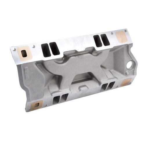 Edelbrock 2516 Vortec 4BBL, 5.0L, 5.7L, 6.2L SBC 8-bolt Marine Intake Manifold. 1997-newer.