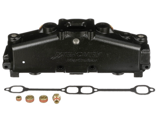 Mercruiser OEM SBC 5.0L, 5.7L, 6.2L "Dry Joint" Exhaust Conversion Kit. Taller Elbow.