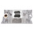 Edelbrock 2516 Vortec 4BBL, 5.0L, 5.7L, 6.2L SBC 8-bolt Marine Intake Manifold. 1997-newer.