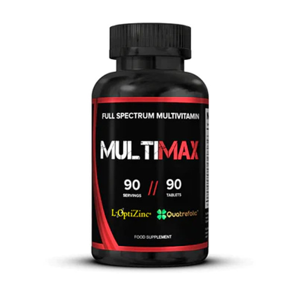 MultiMAX is Stroms multivitamin, specifically designed for bodybuilders. This unique iron free formula, is complemented with premium ingredients like OptiZinc® and Quatrefolic®.

MultiMAX is an iron free formula accounting for our customers usually high dietary intake of iron.