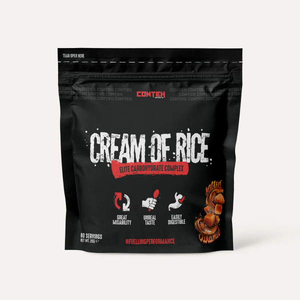 Introducing Cream of Rice by Conteh Sports. Our brand-new Elite Carbohydrate Complex is perfect for athletes seeking to enhance their performance at any time of day. Available in four incredible flavours - White Chocolate Hazelnut, Salted Caramel, Triple Chocolate, and Caramel Biscuit - each meticulously crafted to deliver a perfect...