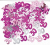 30th Birthday Pink Glitz Foil Confetti