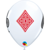 Qualatex 11" Card Suits Diamond Balloon