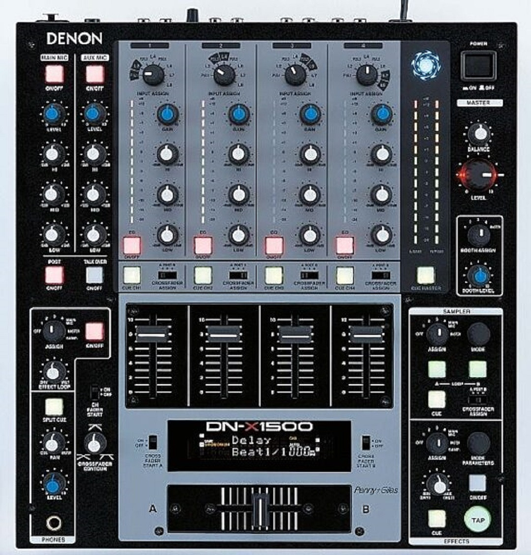 DENON DN-X1500S 4チャンネル ミキサー Denon DN-X1500 Hire - Cloud 9 Disco, Hire , Sales - Balloons