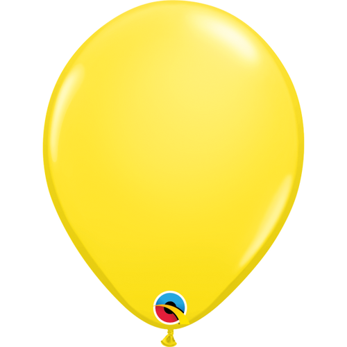 Qualatex 11" Standard Yellow (Opaque) Balloon