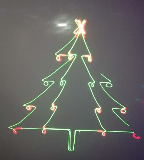 Xmas Animation Laser Hire