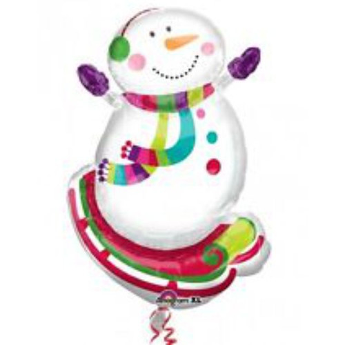 Snowman Supershape Foil Balloon