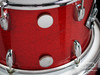 1950s Gretsch Broadkaster 'Name Band' Outfit 3-Ply Drum Kit Red Sparkle
