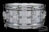 1970 Rogers Dynasonic Snare Drum Vintage Chrome / Brass : 6.5 x 14