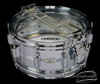 1970 Rogers Dynasonic Snare Drum Vintage Chrome / Brass : 6.5 x 14