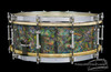 1928-1930 Ludwig Standard Model  Rainbow Pearl / Peacock I Snare :  5 x 14  