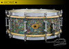 1928-1930 Ludwig Standard Model  Rainbow Pearl / Peacock I Snare :  5 x 14  