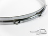1960s Ludwig 14" Snare Drum Hoop Batter : Chrome / Steel : HP14LBS