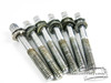 (x6) Ludwig Snare Tom Drum Tension Rods 2-1/4" Chrome : Lot082