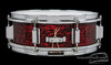 1965 Rogers Powertone Vintage Snare Drum Red Onyx Pearl : 5 x 14 : SOLD