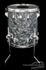 1964 Rogers Holiday Floor Tom Drum Black Diamond Pearl BDP : 16 x 14 **SOLD**
