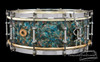 1930-1932 Ludwig Standard Model  Snare Rainbow Pearl / Peacock II :  5 x 14  