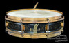 1920s Leedy Black Elite Model Engraved Vintage Snare Drum : 4 x 14