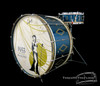1933 Ludwig  Hi-Luster Blue Outfit Vintage Drum Kit : 14x28 - 5x14