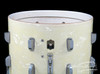 1940s Leedy 'Academy Street' Snare Drum Field White Marine Pearl : 10 x 14
