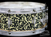 1930s Leedy Black Onyx Professional Model 'Separate Tension' Snare Drum :  5 x 14  