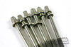 (x6) 1930s / 40s Leedy Extended Tension Rods 4" Length Nickel Plated : Lot093