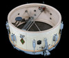 1937 Leedy Broadway Parallel Dual Model Full Dress Snare Drum :  6.5 x 14  