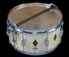 1937 Leedy Broadway Parallel Dual Model Full Dress Snare Drum :  6.5 x 14  