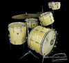 1947 Gretsch Broadkaster White Marine Pearl Outfit  : 24 - 16 - 13 - 14