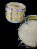 1947 Gretsch Broadkaster White Marine Pearl Outfit  : 24 - 16 - 13 - 14
