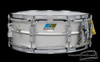 1970s Ludwig Acrolite Snare Drum Blue Olive Badge : New Old Stock  : 5 x 14