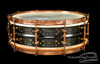 1920s Ludwig DeLuxe Black Beauty 'Floral 12-Point' Engraved Snare Drum :  5 x 14