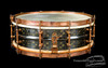 1920s Ludwig DeLuxe Black Beauty 'Floral 12-Point' Engraved Snare Drum :  5 x 14