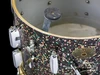 1950s Rogers Yorktown Parade Snare Drum : Mardi Gras :  10 x 14