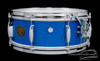 1970s Gretsch 'Renown' Model 4103 Snare Drum Blue Sparkle Stop Sign 5.5 x 14