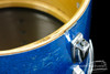 1960s 70s Ludwig 9"x13" Blue Sparkle Rack Tom Vintage Drum Blue Olive Badge
