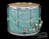 1923-25 Leedy Multi-Model Field Snare Vintage Drum Turquoise Pearl : 11 x 15