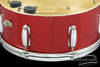 1950s Slingerland Super Gene Krupa Model Radio King Snare Drum Red Sparkle : 5.5 x 14