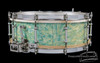 1928 Ludwig 'Super Ludwig' Model Turquoise Blue Snare Drum :  5 x 14