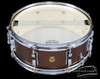 1967 Ludwig Sparkling Burgundy Pearl Jazz Festival Snare Drum Vintage Keystone: 5 x 14